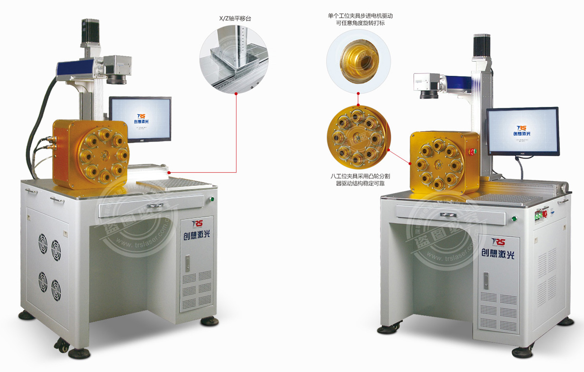 LED八工位激光打標(biāo)機